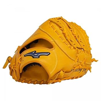 ミズノ win plus neo ファーストミット　一般軟式用　イエロー　A球 ミズノ win plus neo ファーストミット 一般軟式用 イエロー A球