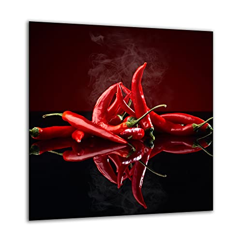 Plaque de cuisson murale en verre trempé résistant à la chaleur 60 x 65 cm (F-6065349)