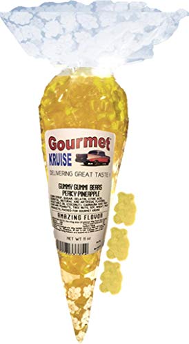 Gummi Pineapple Gummy Bears 3-11 oz Perky Gift Bags miniatura 3