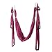 Ranbo Exercises Yoga Inversion Swing - Anti-Gravity Aerial Trapeze Movement - Flying Hammock Sling Equipment- Relieves Back Pains, Improves Your Strength, Balance, Flexibility and Endurance (Purple)
