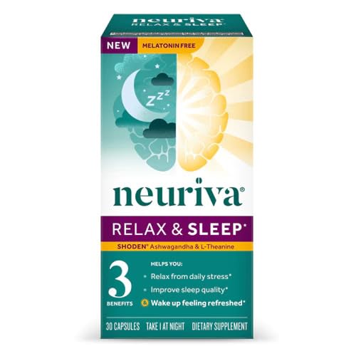 NEURIVA Melatonin Free Natural Sleep Aid Supplement with L-Theanine 2-Packs - Thumbnail 2