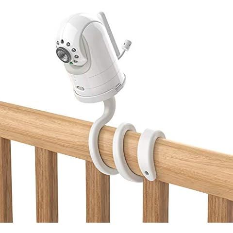 Aobelieve Flexible Mount for Infant Optics DXR-8 and DXR-8 Pro Baby Monitor,720p, White Cover