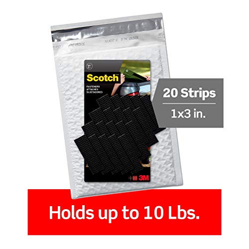 Image of Scotch Extreme Interlocking Fasteners, 10 Sets, for Indoor and Outdoor Use, Holds up to 10 lbs (1 Set Holds 2 lbs)
