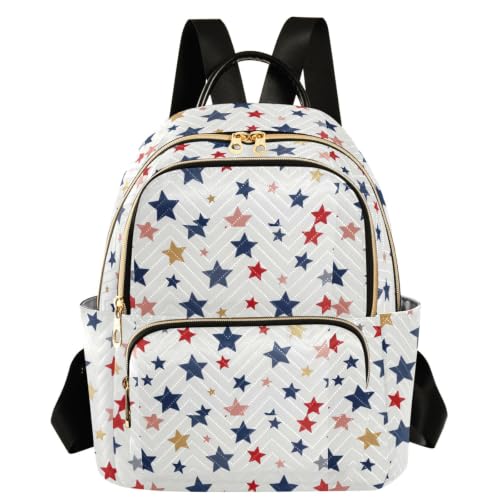 Mochila de estrellas para paseo de compras de poliéster suave S