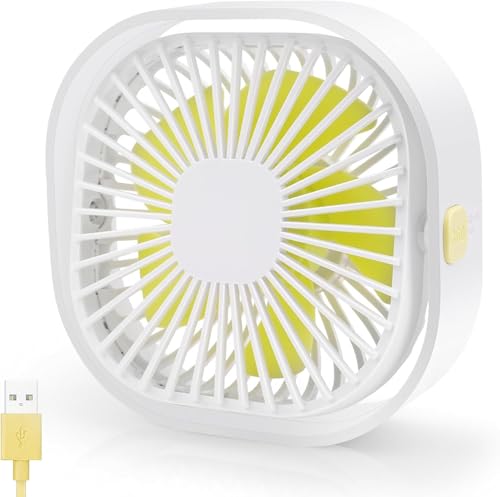Opiniones de Ventiladores de sobremesa - los más vendidos. 46 Ventilador de Escritorio USB Mini, Silencioso (