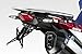 CRF 1000 Africa Twin Base e Adventure Sport 2018/19 - Kit Targa (R-0858/1) - Portatarga Inclinazione Regolabile - LED e Minuteria Inclusi - Accessori De Pretto Moto (DPM Race) - 100% Made in Italy