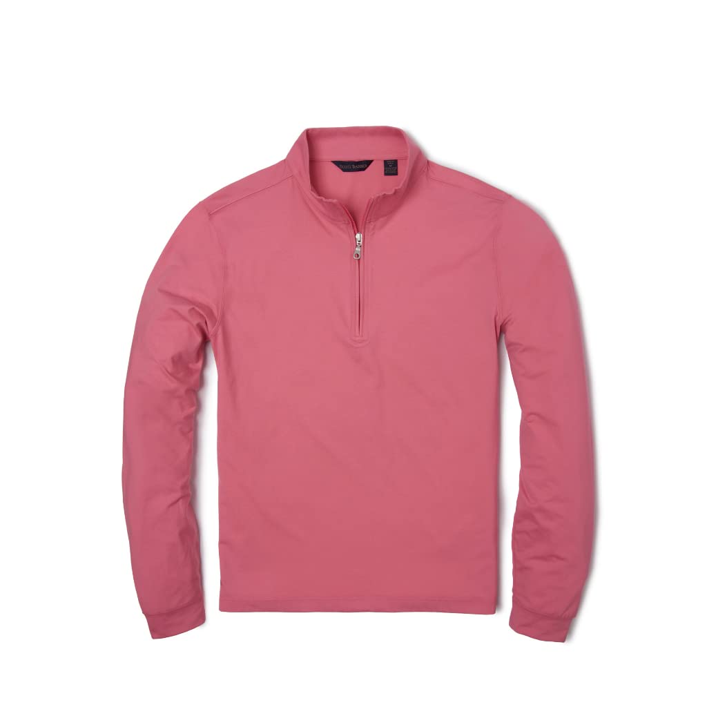 Scott Barber Men's Tech Jersey Long Sleeve Zip Mock Shirt