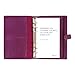 Filofax Finsbury Organizer, Personal Size, Raspberry - Traditional Grained Leather, Six Rings, Week-to-View Insert, Multilingual (C025305)