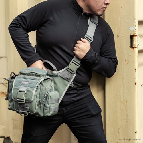 Image of MAXPEDITION Jumbo Versipack 7.4L Tactical Sling Bag, Concealed Carry Shoulder Bag, Crossbody EDC Bag, Compact Bug Out Bag, Messenger Bag for Survival Gear