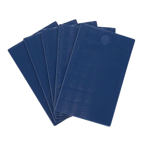 SKIR'CO (30 piezas) Cuñas planas de plástico de 2 mm, empaquetadoras de acristalamiento de 60 x 100 mm, espaciadores de marco, empaquetadoras de marcos de puertas y ventanas