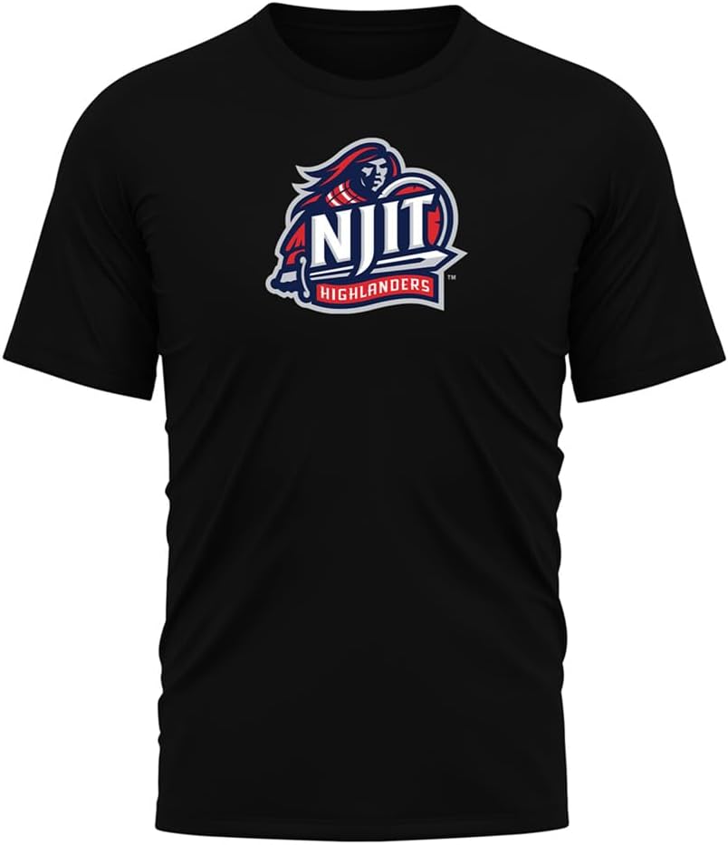 Official NCAA Collegiate Men's Sport Active T-Shirt Primary Logo Black Collection