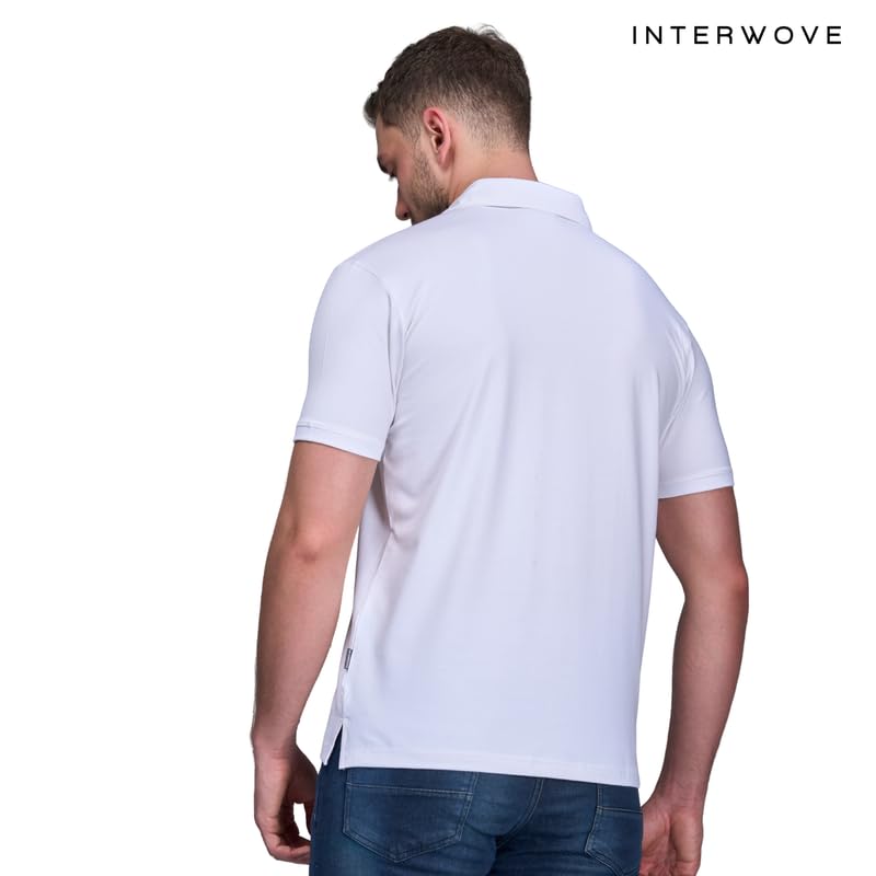 Image of Interwove Bamboo Knitted Polo T-Shirt