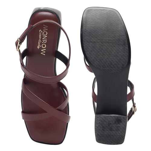 Image of MONROW Fancy and Stylish Extra Cushioning and Comfortable Fashionable Light Weight Fashion Block for Women and Girls