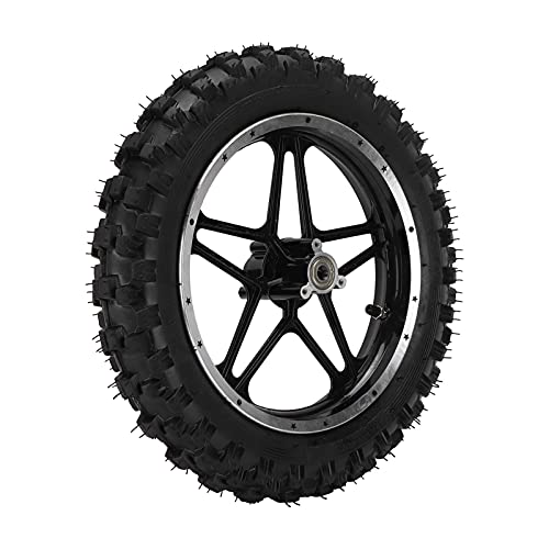 Rueda trasera de aleación para minimoto negra 2.5 10in neumático trasero para motocicleta