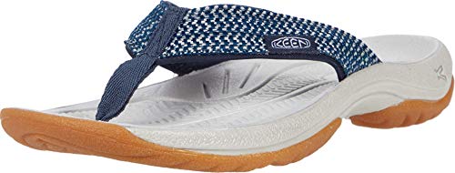 KEEN Women's KONA FLIP, CORAL/BIRCH, 11 M US
