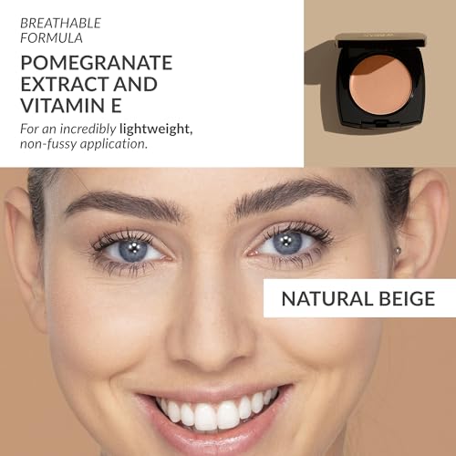 Avon True Flawless Cream To Powder Compact 3-in-1 Concealer, Foundation & Powder Natural Beige - True Blue IQ Colour Technology - Image 4