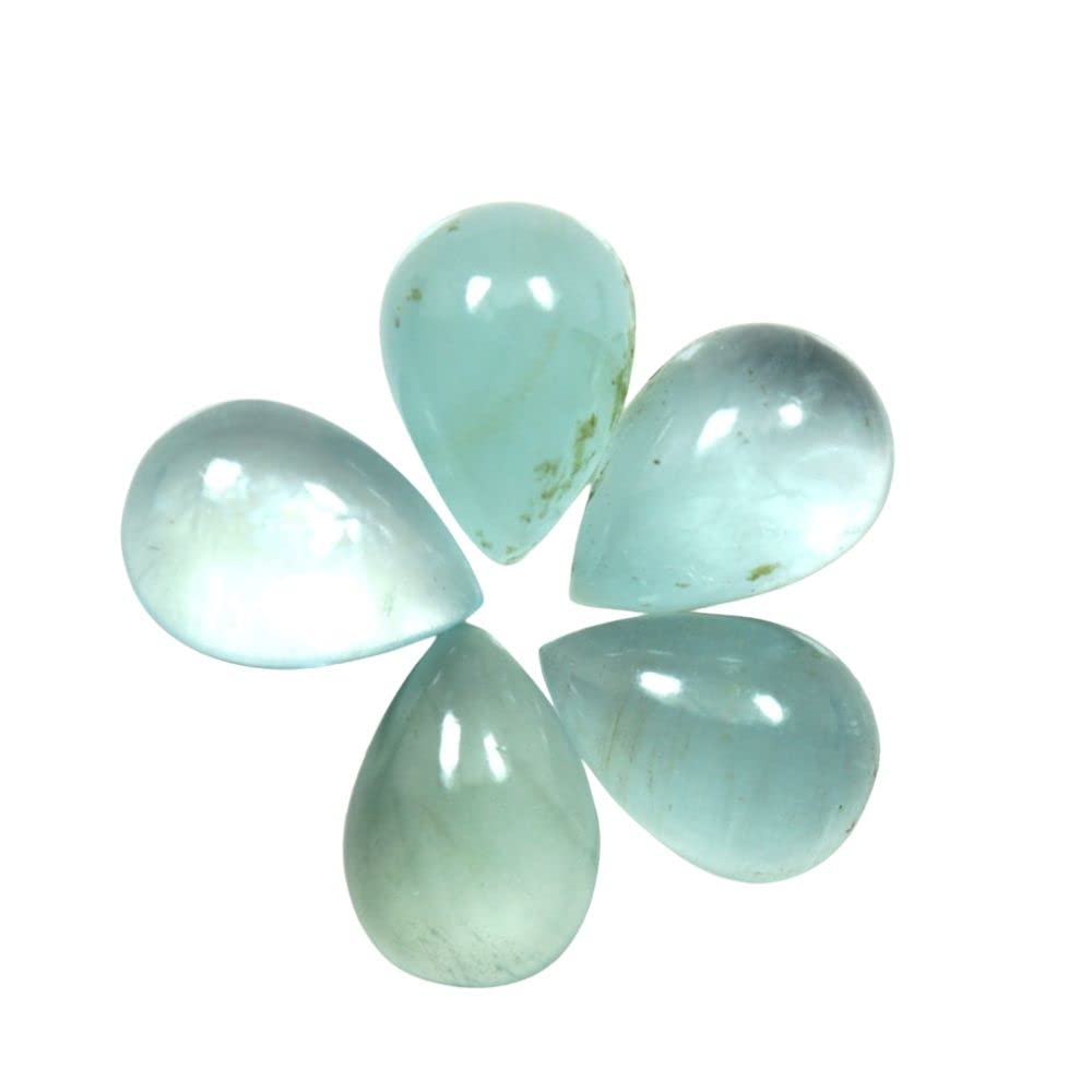 Natural Aquamarine at Wholesale Lot (Rs 67.5/Carat) Fine Quality Pear Shape बैरुज Loose Gemstone for Reselling Astrologers Jewellers Crystal Healing Astrological Meen Pisces Rashi-image-23