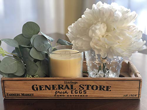 Wooden Egg Holder Crate Storage Box Rustic Farmhouse Decor For One Dozen (12) Eggs #TOP4