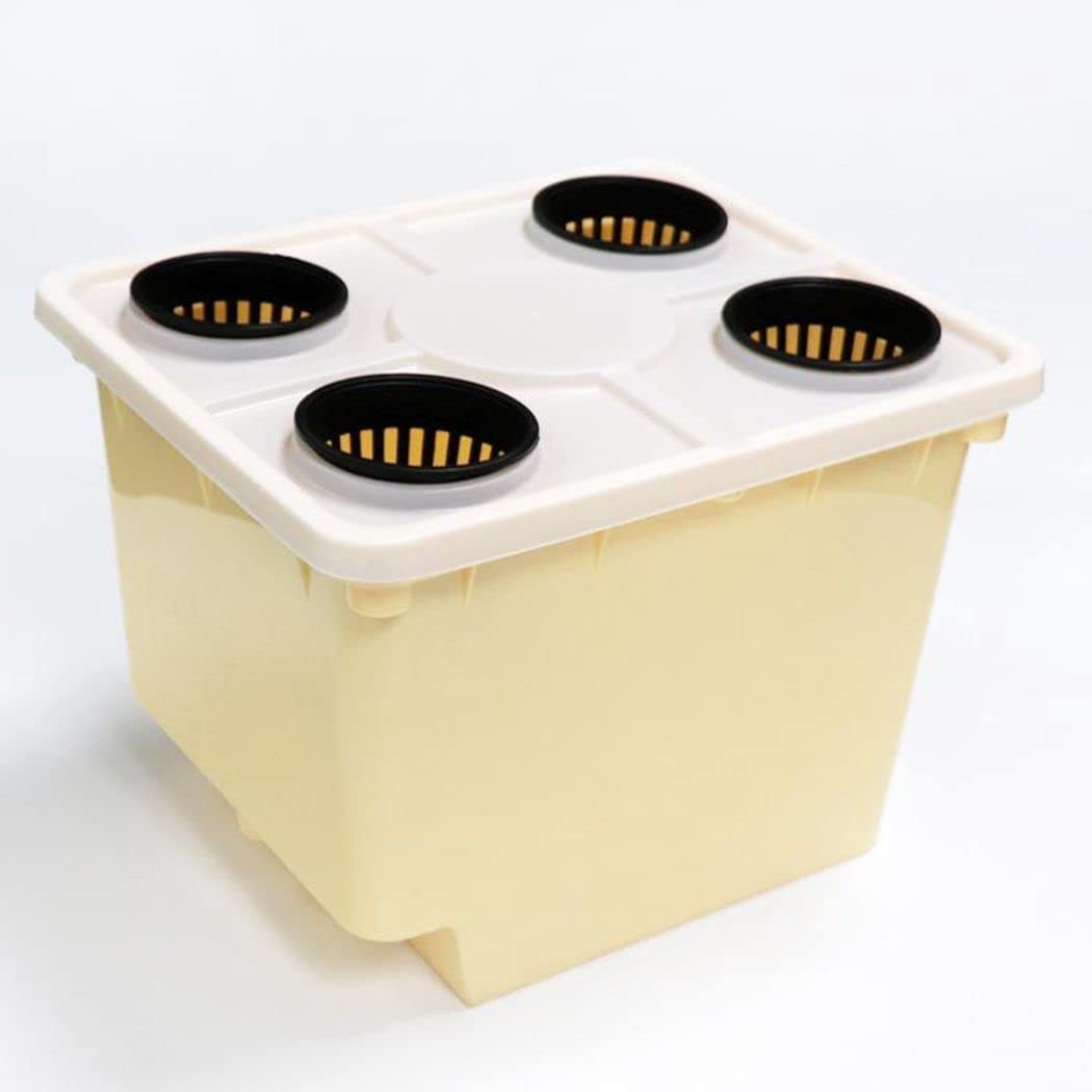 Farm Genie Dutch Bucket | Bato Bucket | Contains Lid, Net Pots & Siphon | Set of 20 | Hydroponics | Aeroponics | Aquaponics | Soil Less | Food Grade | Lead Free | Unbreakable | Sturdy | Biege-image-39