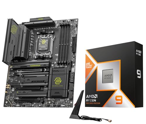Micro Center AMD Ryzen 9 9950X3D CPU Processor with MSI...