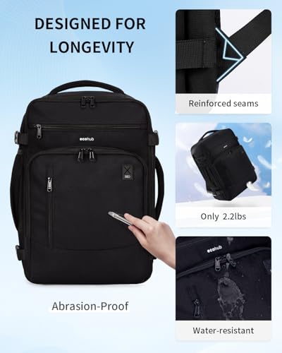 Image of ECOHUB Travel Backpack Airline Approved Under Seat Personal Item Bag