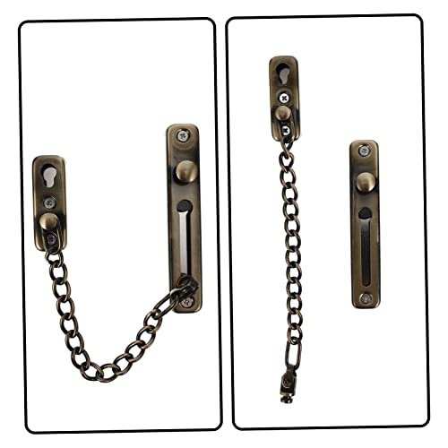 Cerradura de cadena Uonlytech de acero inoxidable para puerta 4