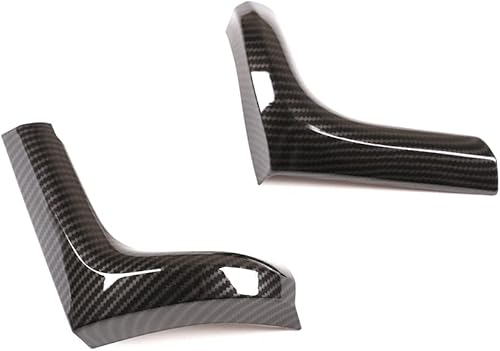 Miniatura 2 de Car ABS fibra de carbono aspecto interior consola lateral tablero L Trim tiras cubierta pegatinas ajuste para Toyota Hilux 2015 2016 2017 2018 2019