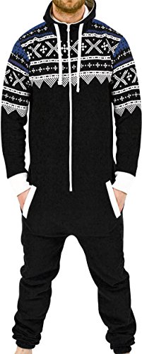 Juicy Trendz Prima Hombres Onesie Mono Capucha Playsuit Todo en Una Sola Pieza Cover