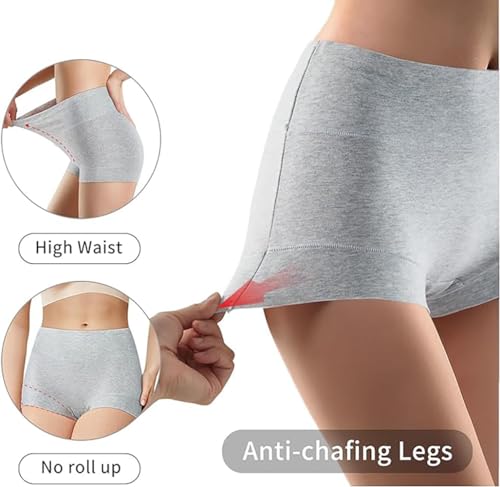 Image of Ultimate Comfort cotton underwear for women,high waisted, Full Coverage, panties for women 4 Pack