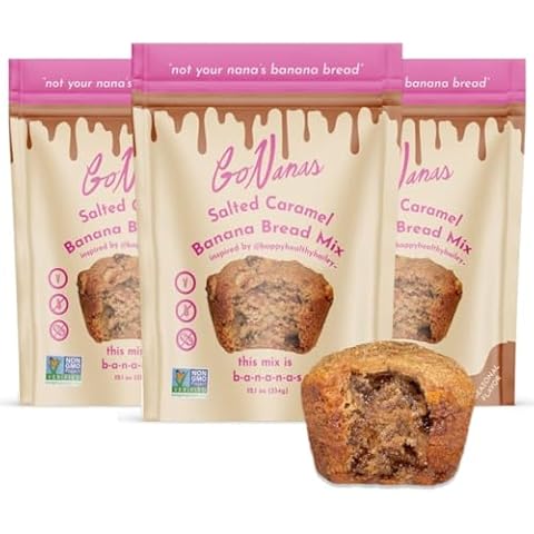 GoNanas Salted Caramel Banana Bread Mix Cover