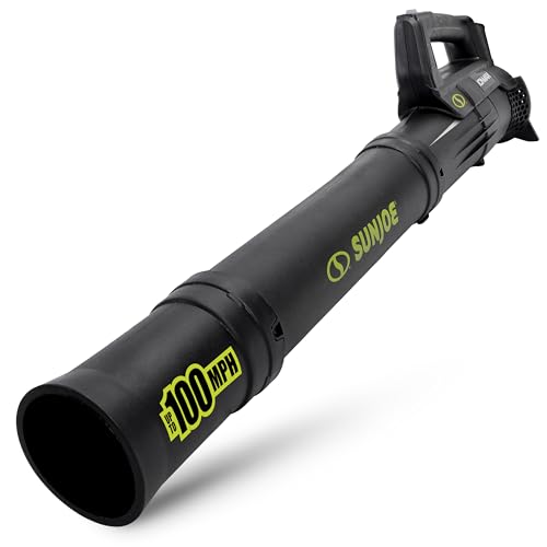 Sun Joe 24-Volt Cordless Compact Turbine Leaf Blower, 100 MPH