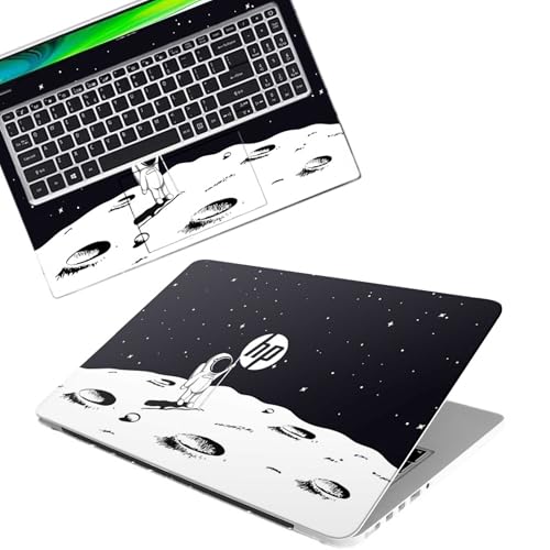 Image of DSGN 128 Full Body Laptop Skin Bubble-Free| Laminated| Removable| HD Quality Sticker for Laptops Upto 15.6 Inches Compatible with Hp