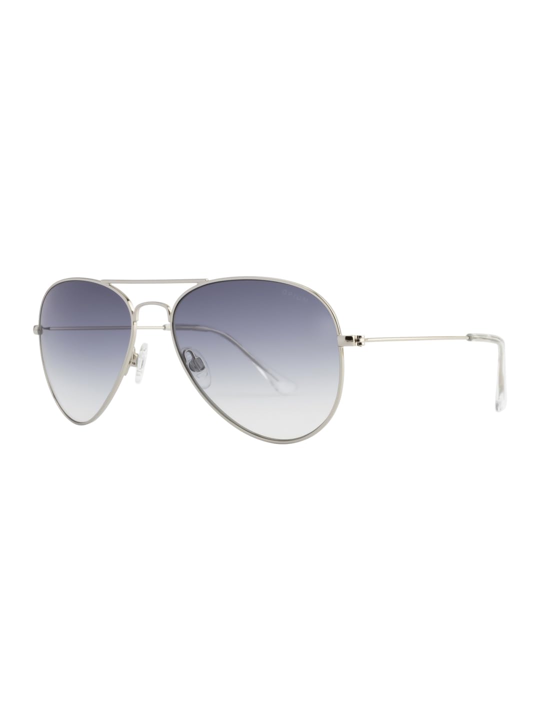 Unisex Aviator Sunglasses UV Protection | Lightweight Metal Full Rim Eyewear | Daily Wear Fashion Grey Gradient-image-3