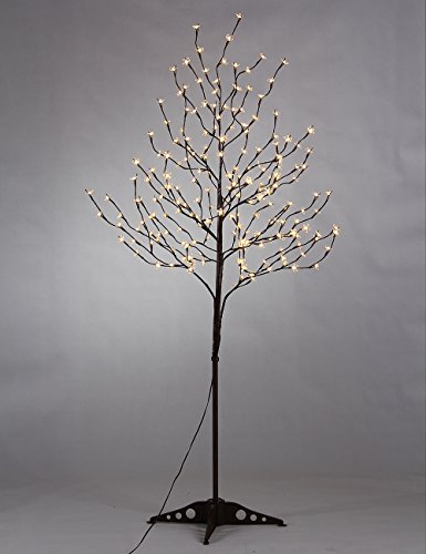 Lightshare 6.5FT 208 LED Cherry Blossom Tree, Lighted Artificial Tree for Decoration Inside and Outside, Home Patio Wedding Festival Christmas Decor