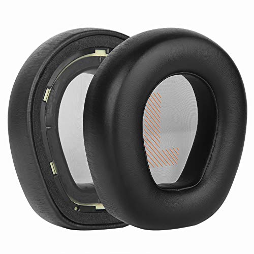 Geekria QuickFit vervangende oorkussens compatibel met JBL Quantum ONE draadloze hoofdtelefoon, oorkussens met videogids (zwart) - Afbeelding 3