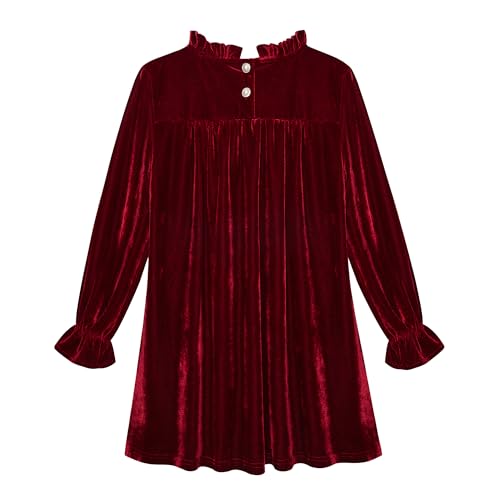 Toddler Girl Long Sleeve Christmas Dress Kids Cotton Casual Dress2