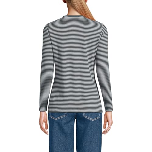 Lands' End Women's Cotton Rib Knit T-Shirt2