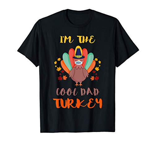 Cool Dad Turkey Group Matching Family Costume Thanksgiving Camiseta
