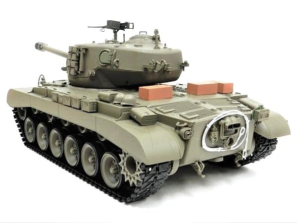 Amazon.co.jp: ヘンロン 7.0 ver 2.4GHz 1/16 戦車ラジコン M26
