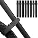 8 Stück Fahrradträgergurte Verstellbare Fahrrad Stabilisator Gurte Fahrrad Radstabilisator Fahrradträger Zubehör für Fahrrad, Schwarz