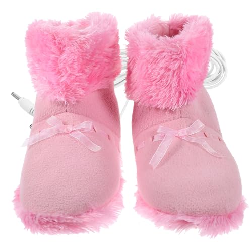 BESTYASH 1 Juego zapatos electricos calcetines calientes para mujer calentador de pies eléctrico plantillas calefactables usb Calentadores de pies USB zapatos de calefacción eléctrica USB