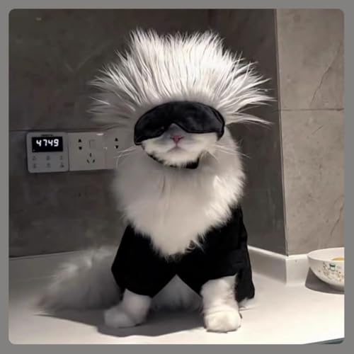 Disfraz cosplay gato rosa MANON ROSA para perros pequeños miniatura 6