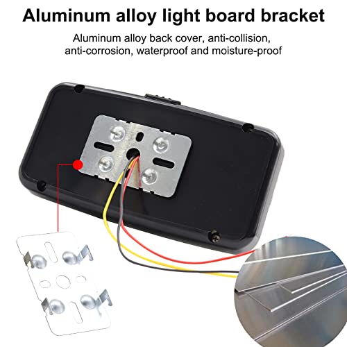 2 luces interiores de 36 LED de bajo consumo con interruptor integrado de 12V 5