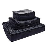 Ohuhu® [3-Pack] Tear-Proof Travel Packing Cubes/ Packing Bags