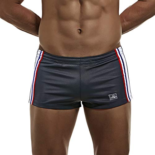 TUDO.GO Men's Athletic Booty Shorts for Sports of Running Gym Workout Training Sexy