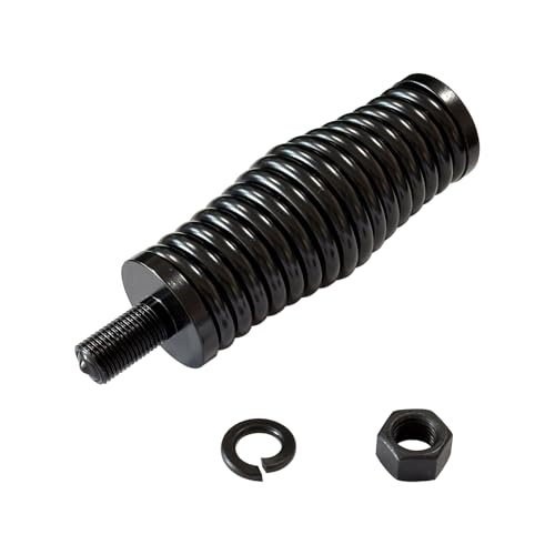 Image of CB Radio Barrel Spring Mounting Base Black Compatible with UTV ATV Truck Car Radio and LED Whip Lights