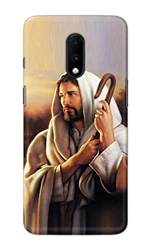 Image of PRINTFIDAA Catholic Image of Jesus Christ from Slovakia Hard Back Cover for OnePlus 6T / OnePlus 7 Back Cover -(P6) KAT1003