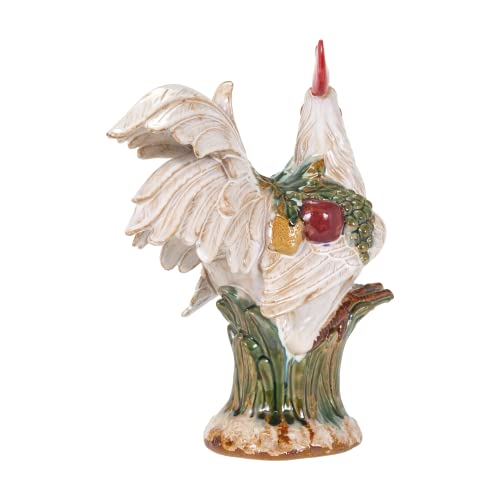Tic Collection 24-515 Selectives Perched Rooster Ceramic Figurine #TOP2