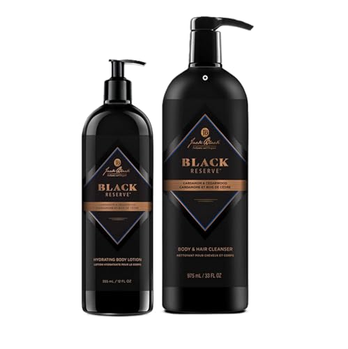 Jack Black Black Reserve Body & Hair Cleanser & Lotion 12oz