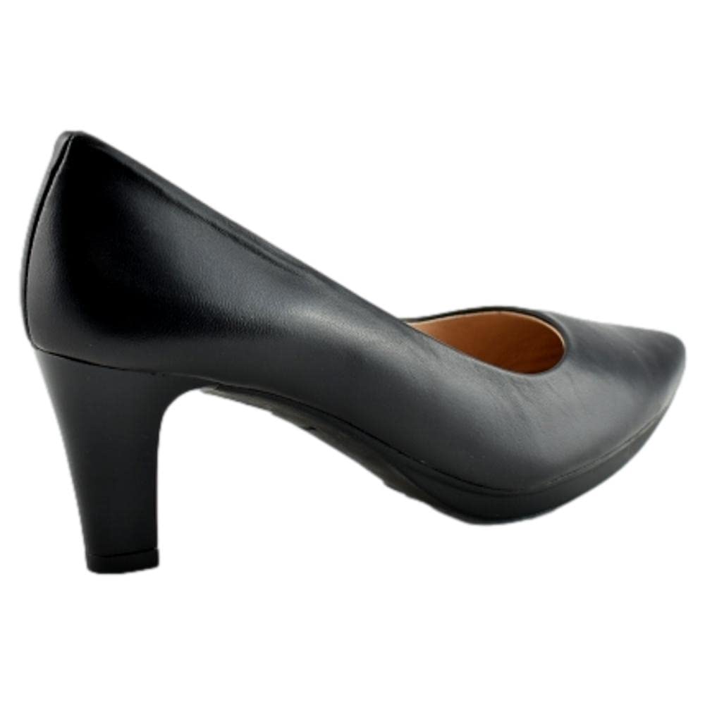CHAMBY - Zapato Tipo SALÓN DE Piel con Planta Acolchada Y Plataforma DE Goma Flexible 258059 Cuero